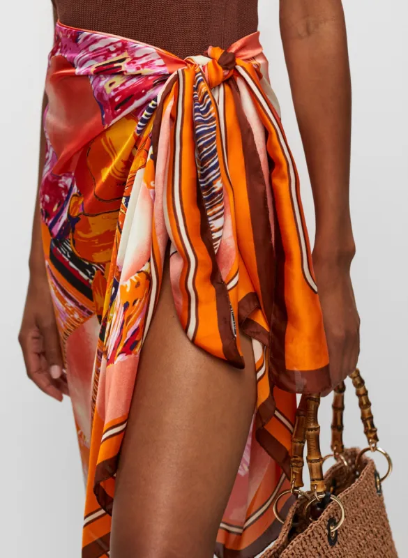 Abstract Floral Motif Scarf sold by Melanie Lyne
