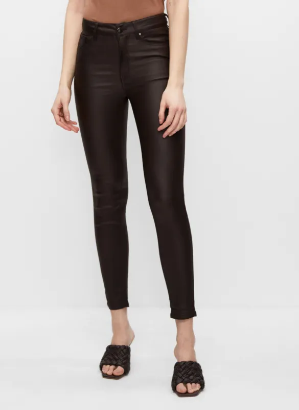 Frank Lyman - Vegan Leather-Like Pants sold by Melanie Lyne