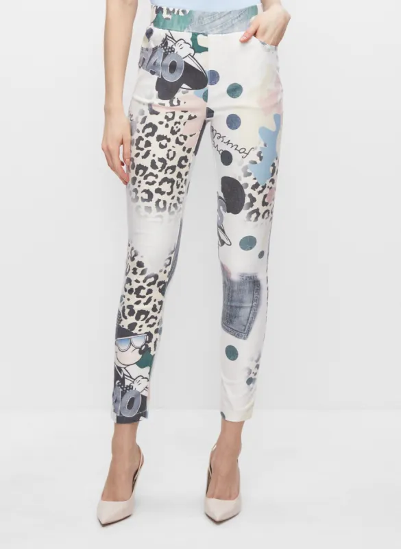 Frank Lyman - Printed Pull-On Pants sold by Melanie Lyne