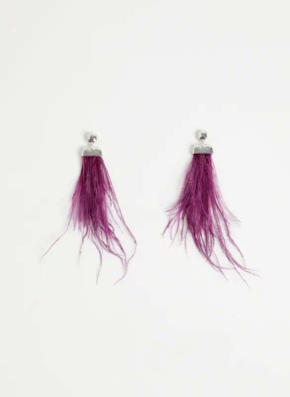 Feather Dangle Earrings sold by Melanie Lyne