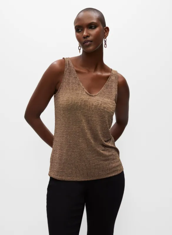 Sleeveless V-Neck Top sold by Melanie Lyne
