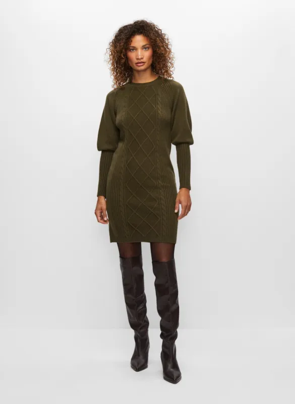 Cable Knit Sweater Dress sold by Melanie Lyne