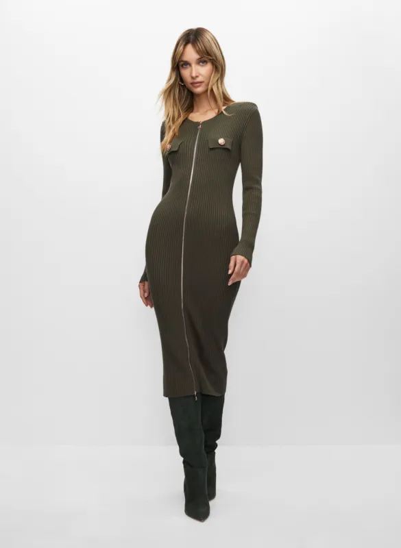 Zip Front Sweater Dress sold by Melanie Lyne