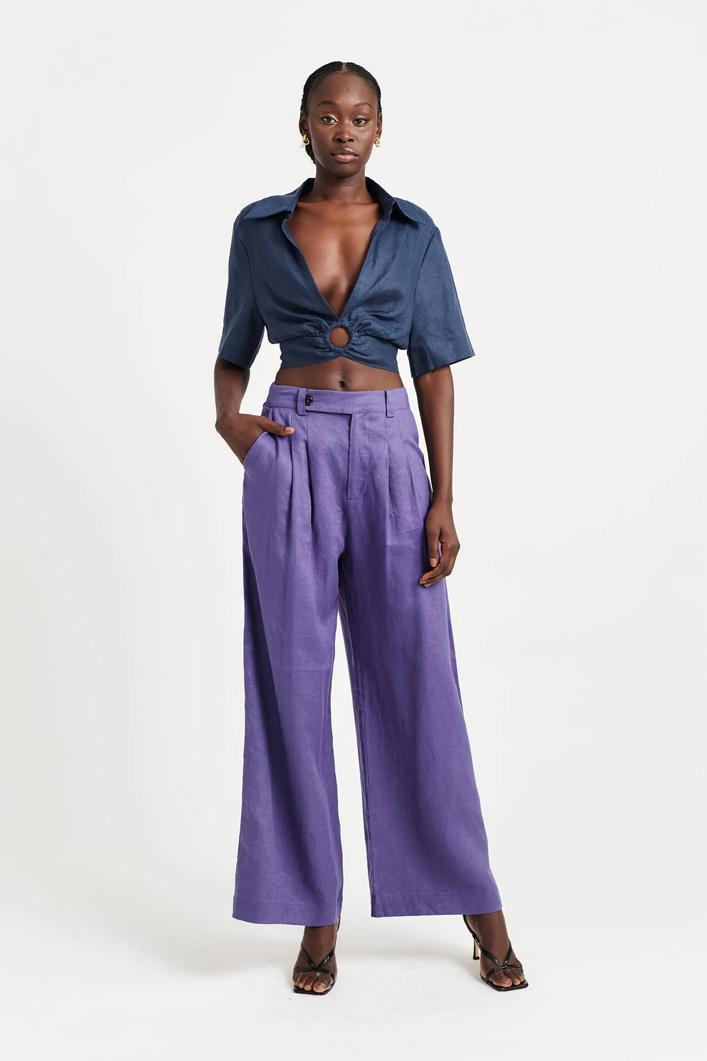 Amity Pant - Nightshade sold by Aureta