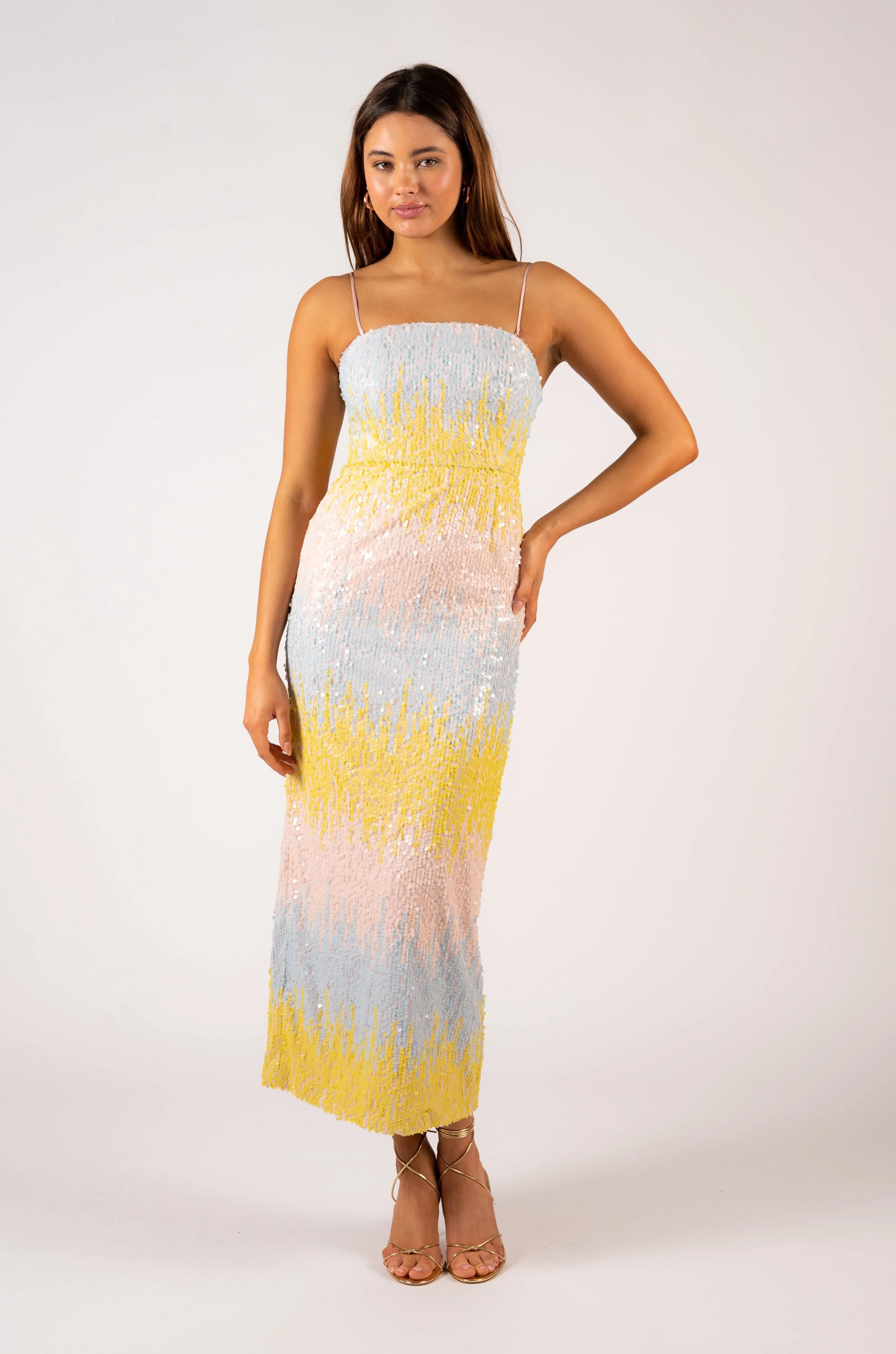 On Vacation Midi Dress - Summer Sequin sold by Aureta product image thumbnail 2
