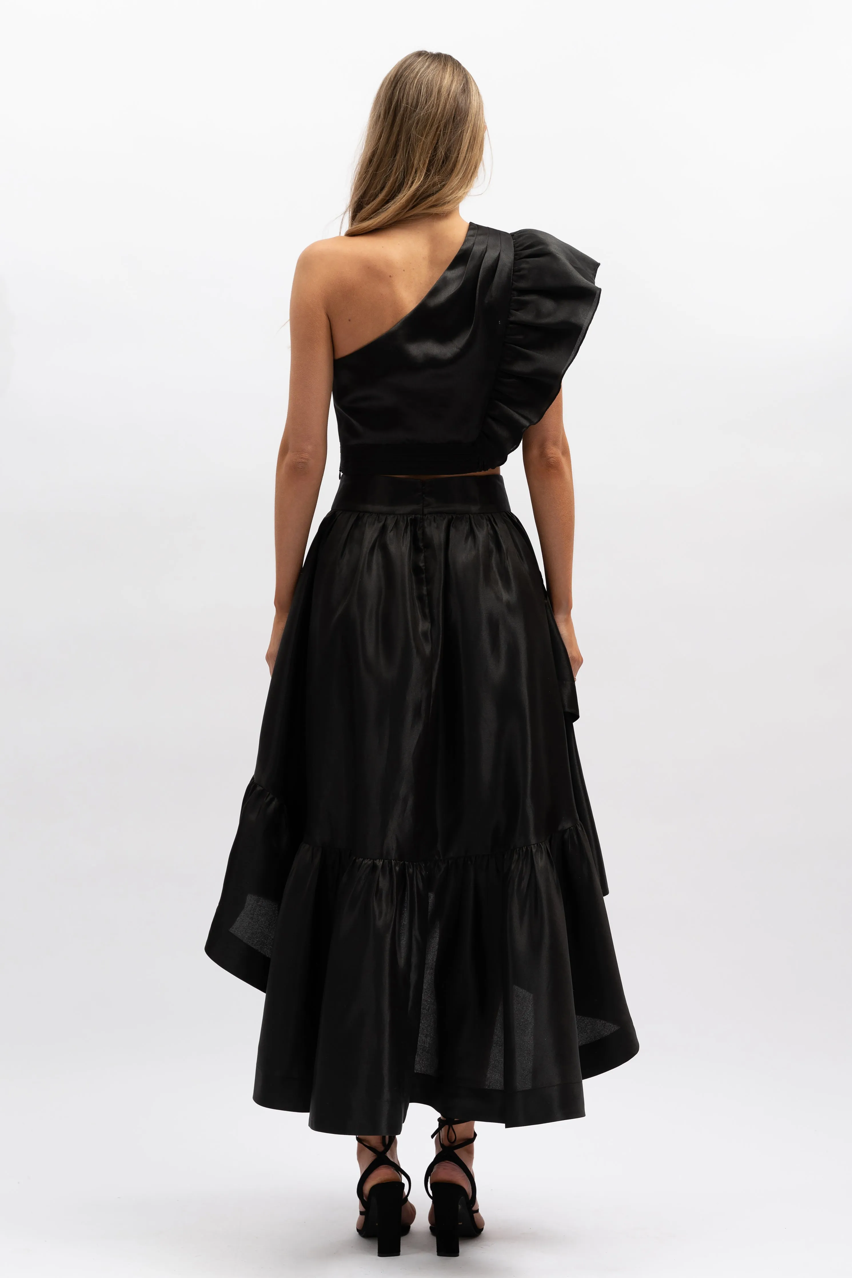 Bess One-Shoulder Top - Black sold by Aureta product image thumbnail 4