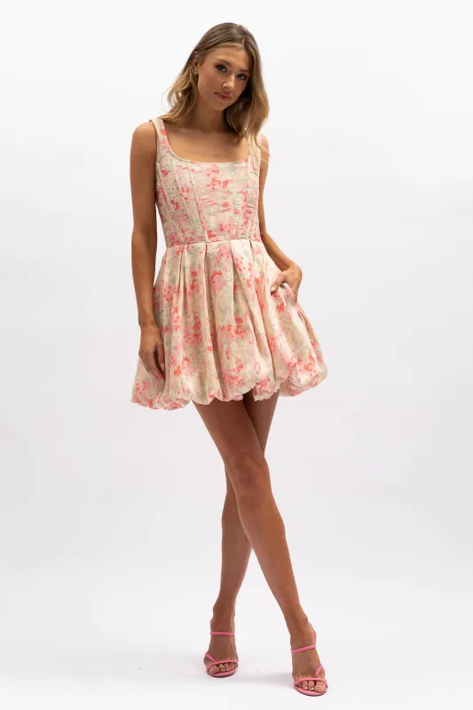 Piper Mini Dress - Summer Meadow made by Aureta