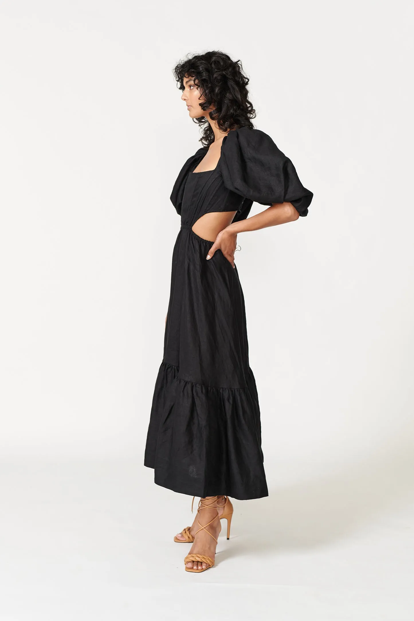 Millie Maxi Dress - Black sold by Aureta product image thumbnail 3