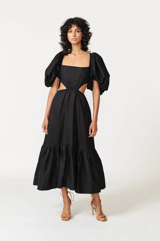 Millie Maxi Dress - Black sold by Aureta