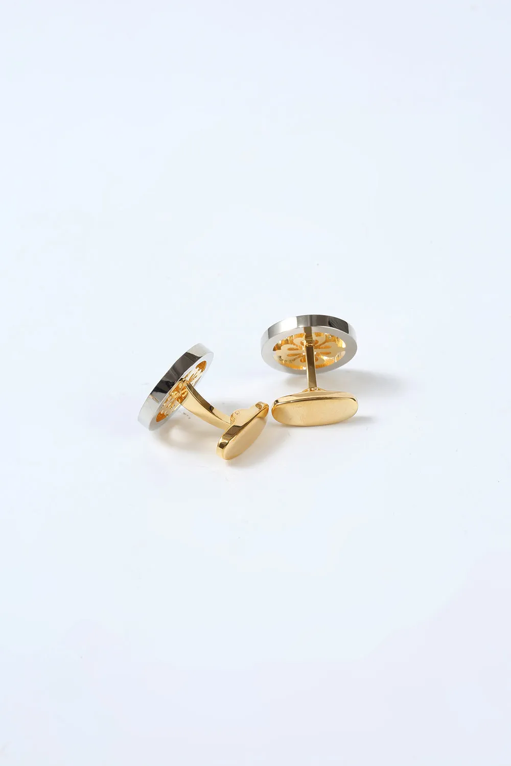 Men's Golden Tuxedo Cufflinks sold by Wedtrend product image thumbnail 3