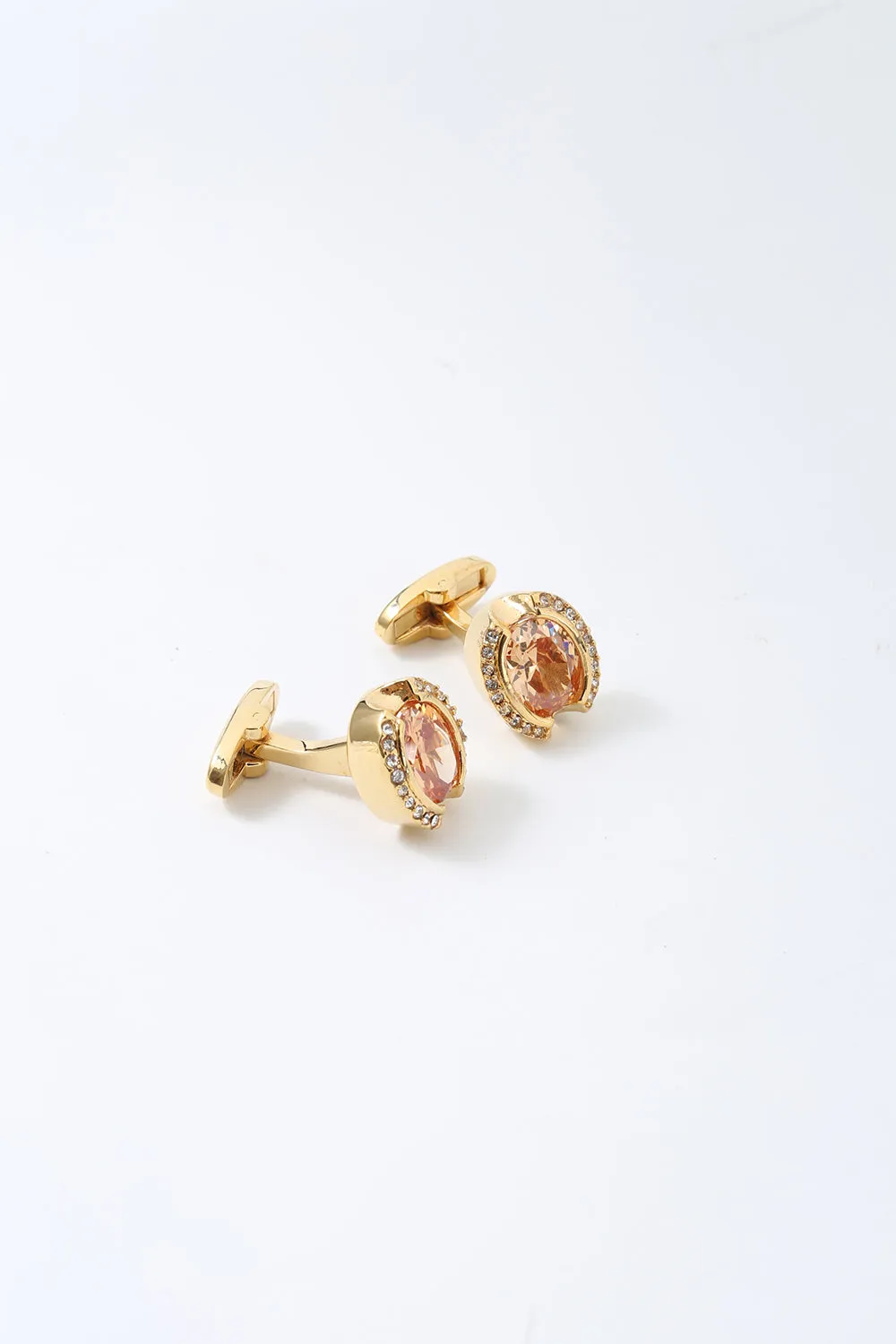 Men's Golden Tuxedo Shirts Cufflinks sold by Wedtrend product image thumbnail 4