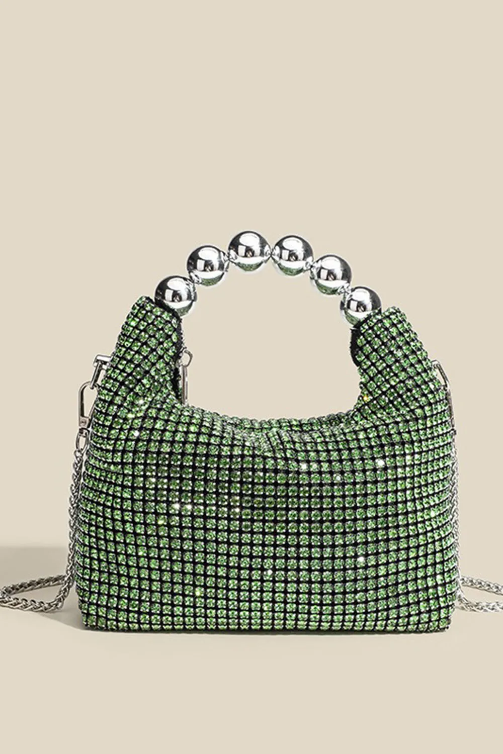 Sparkling Banquet Bag Diamond Handbag Boston Bag Pearl Hand Bracelet Crossbody Bag sold by Wedtrend product image thumbnail 3