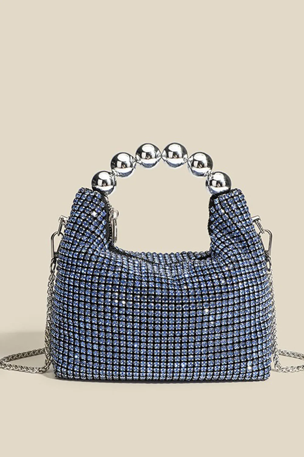 Sparkling Banquet Bag Diamond Handbag Boston Bag Pearl Hand Bracelet Crossbody Bag sold by Wedtrend product image thumbnail 5