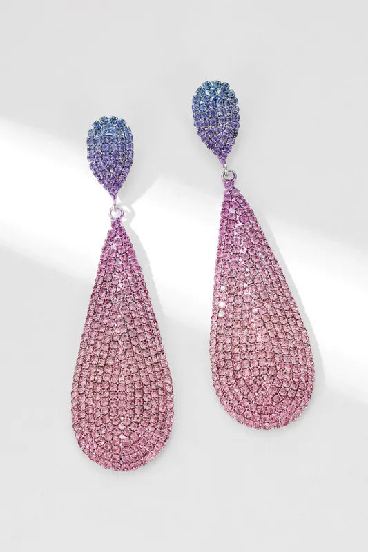 Sparkly Diamond-Encrusted Accessories Luxury Earrings made by Wedtrend