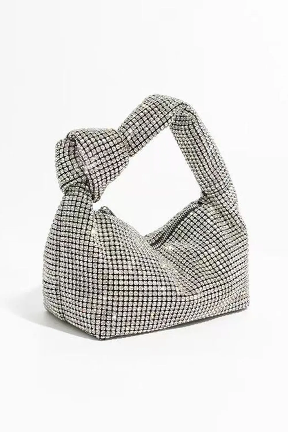 Rhinestone Knot Hobo Bag sold by Wedtrend
