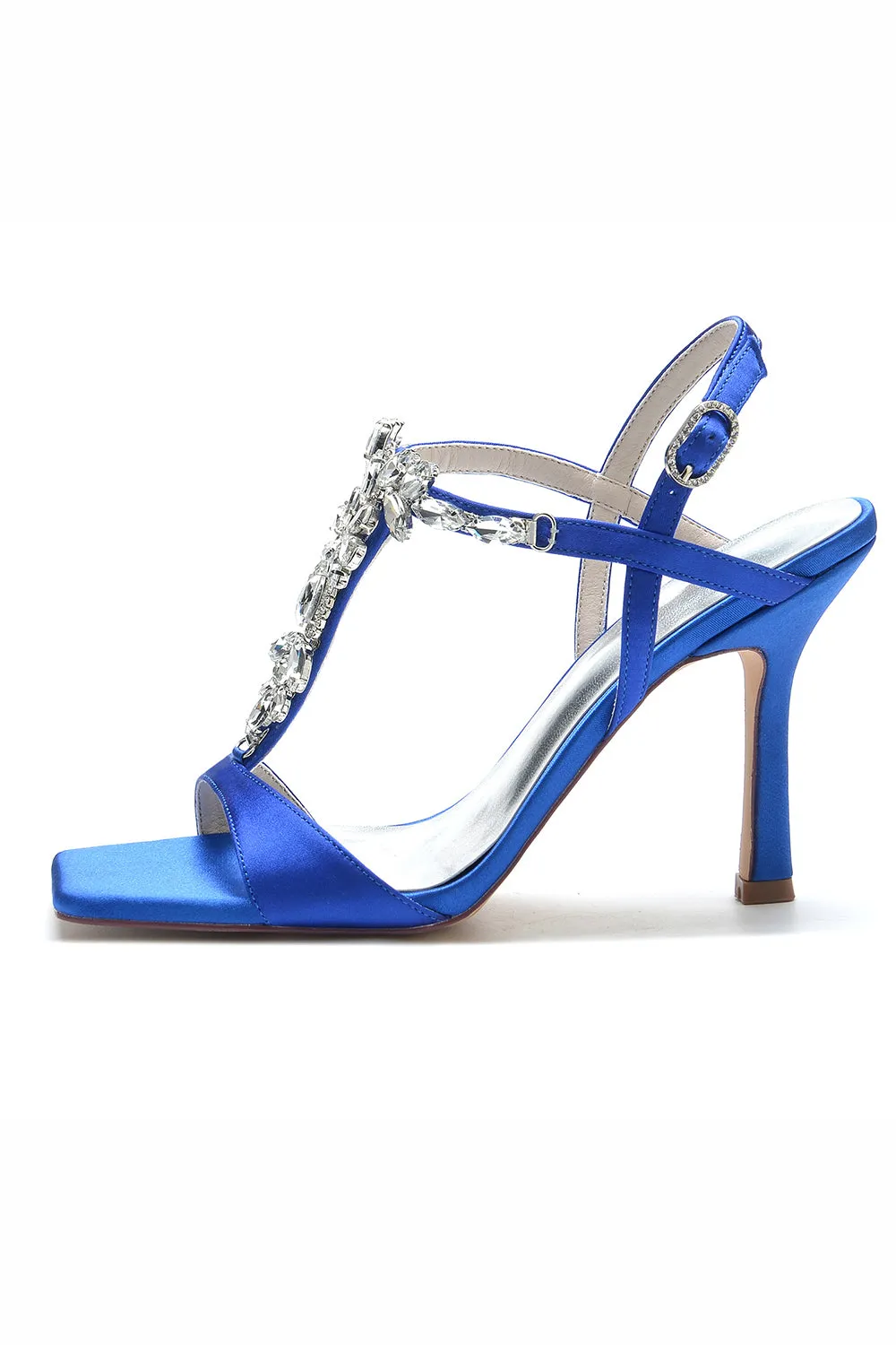 Open Toe Stiletto Heeled Sandals Wedding Party Prom Shoes sold by Wedtrend product image thumbnail 3