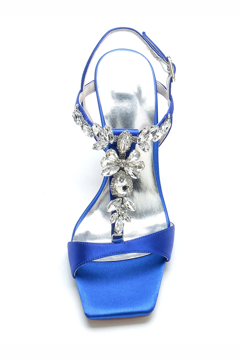 Open Toe Stiletto Heeled Sandals Wedding Party Prom Shoes sold by Wedtrend product image thumbnail 4
