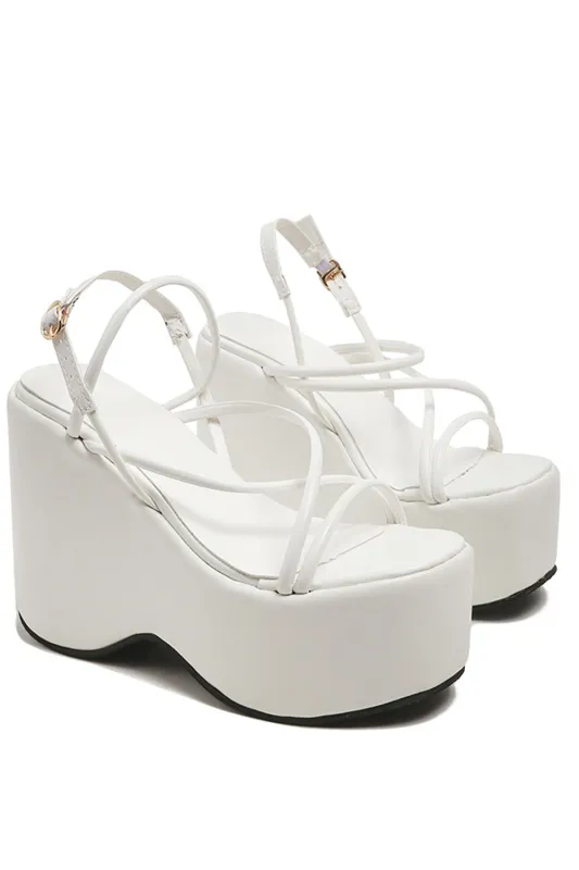 Open Toe Chunky Heel Wedding Sandals Bridesmaid Shoes Wedding Party Shoes made by Wedtrend