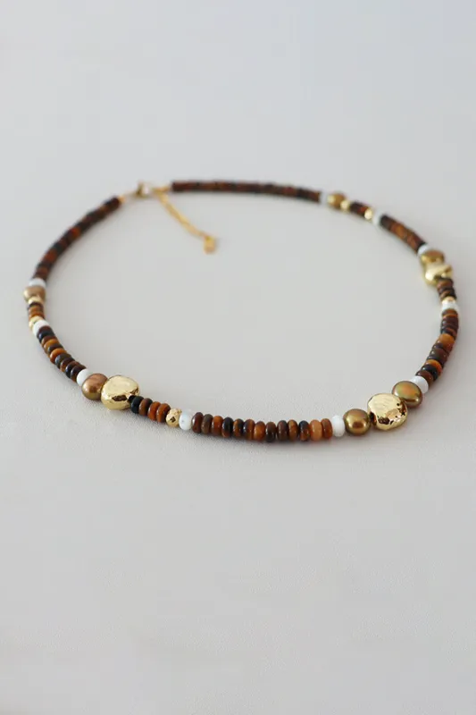 Chic Maillard Beaded Necklace made by Wedtrend