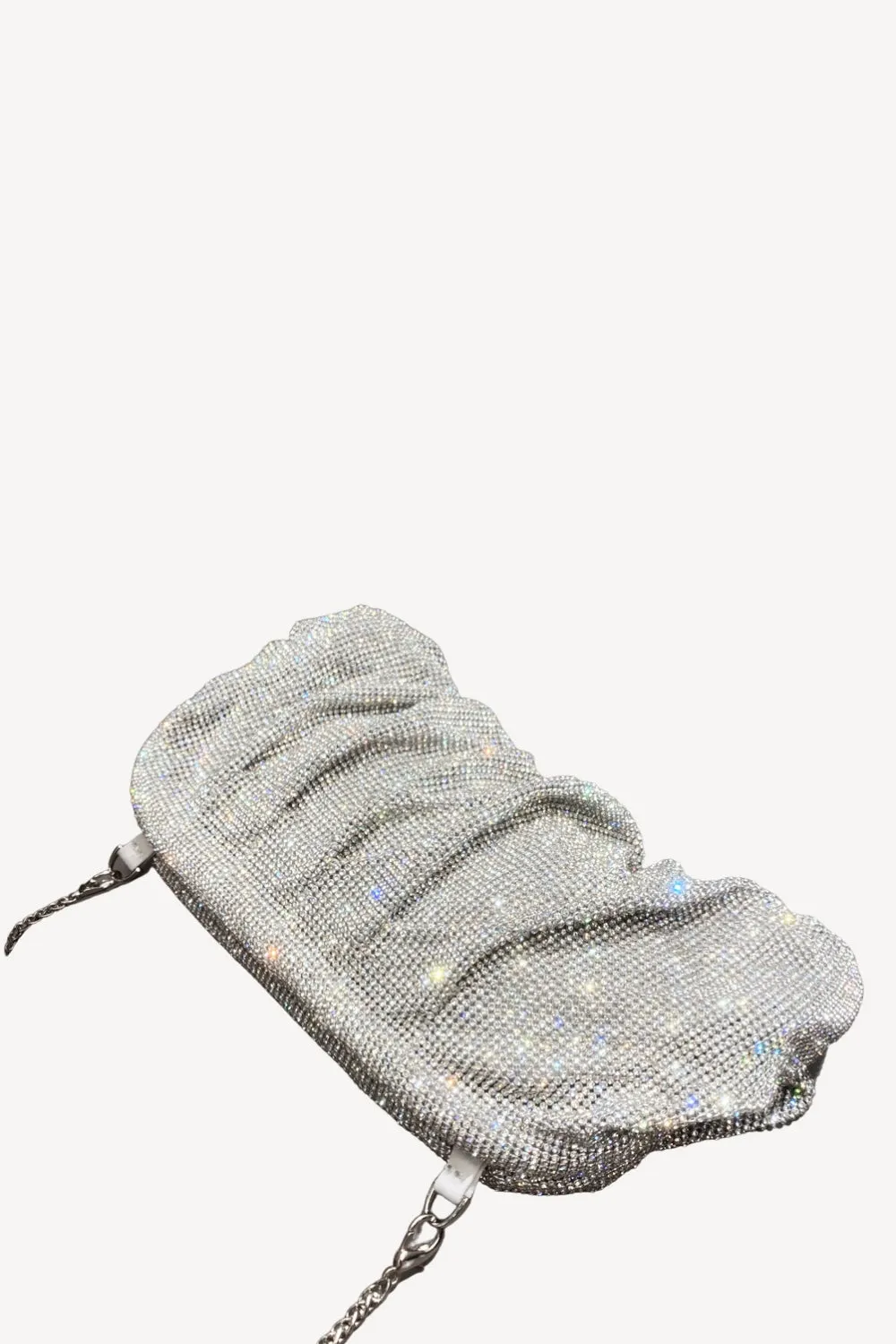 Pink Shiny Rhinestone Clutch Bag sold by Wedtrend product image thumbnail 5