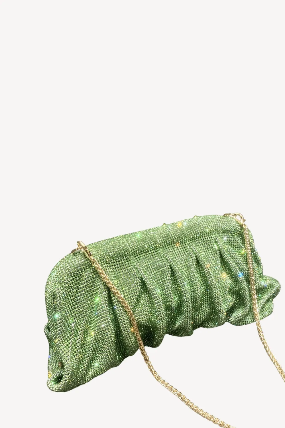 Pink Shiny Rhinestone Clutch Bag sold by Wedtrend product image thumbnail 4