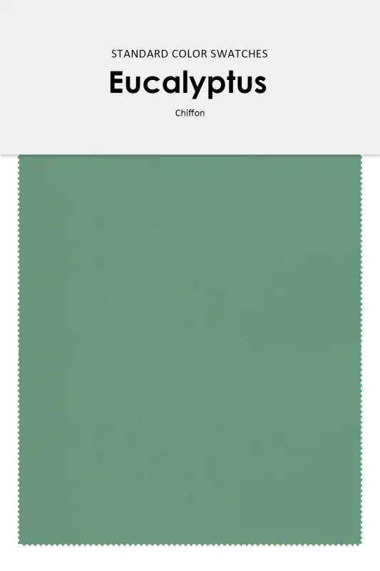 Green Color Chiffon Fabric sold by Wedtrend