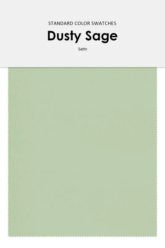 New Dress Satin Fabric Color Swatches sold by Wedtrend