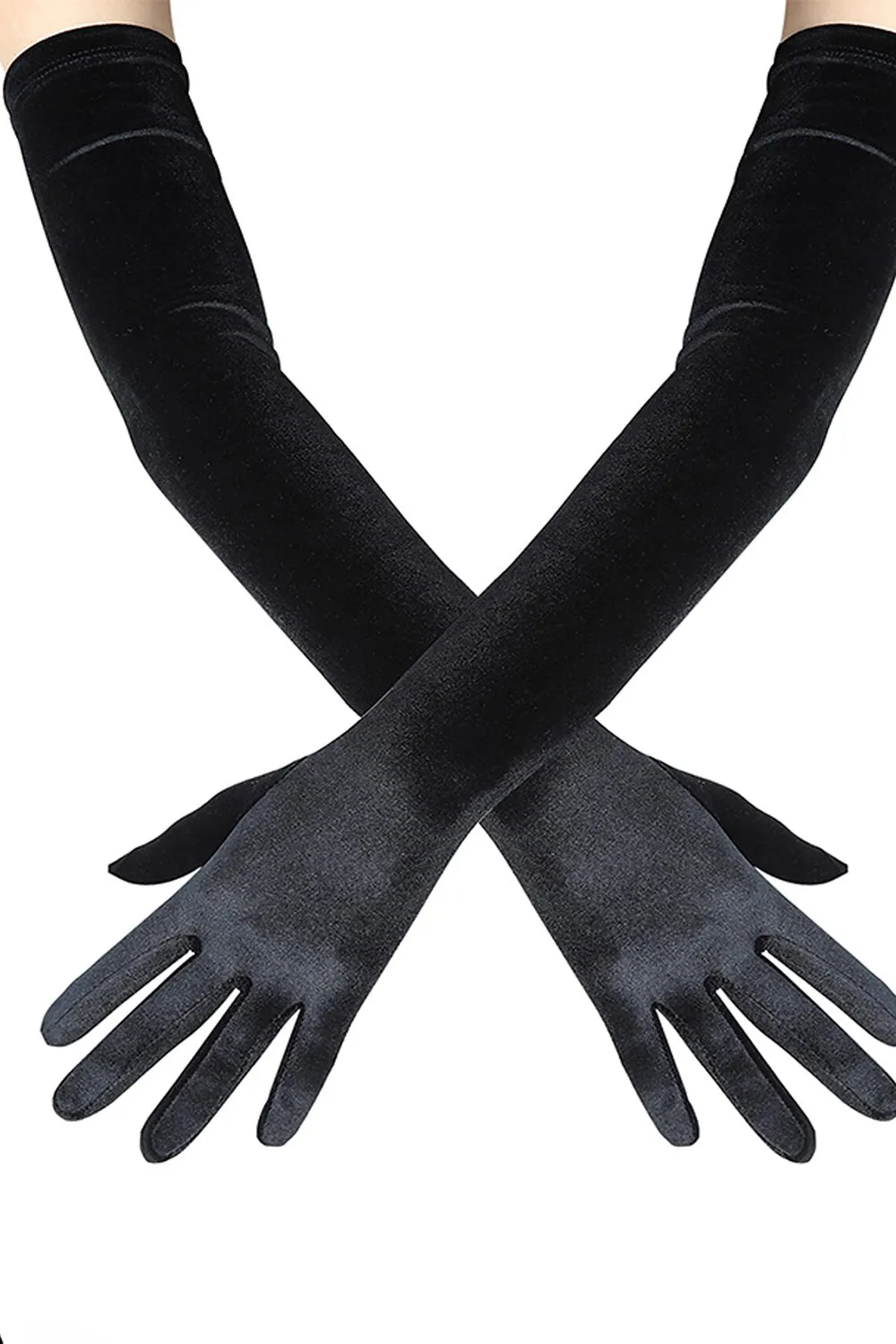 Black Velvet Party Gloves sold by Wedtrend