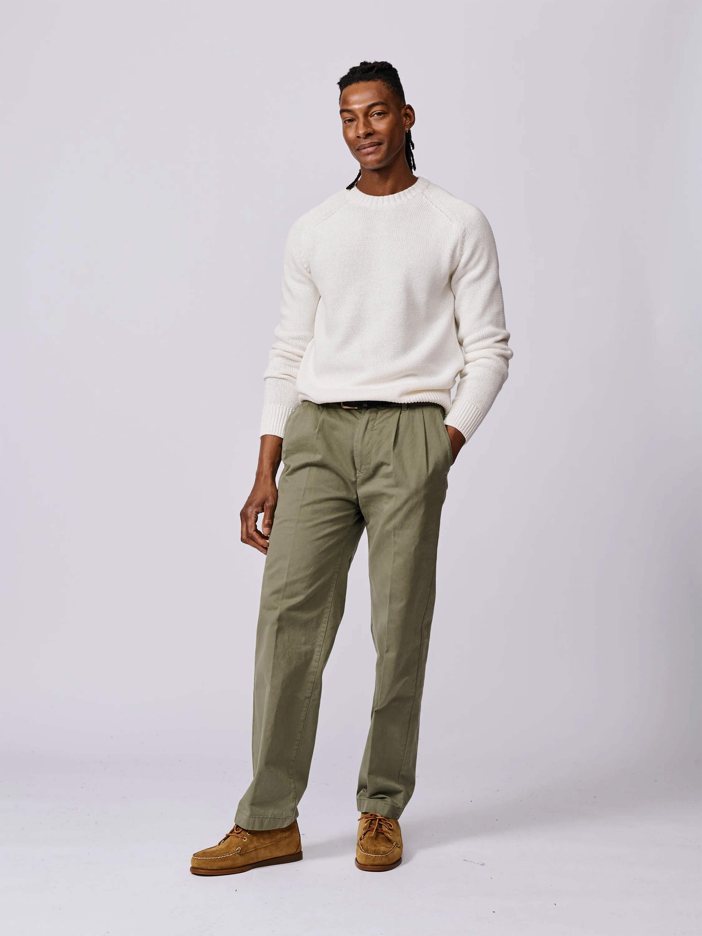 Lacey Cotton Linen Blend Crew Neck sold by Aubin product image thumbnail 2