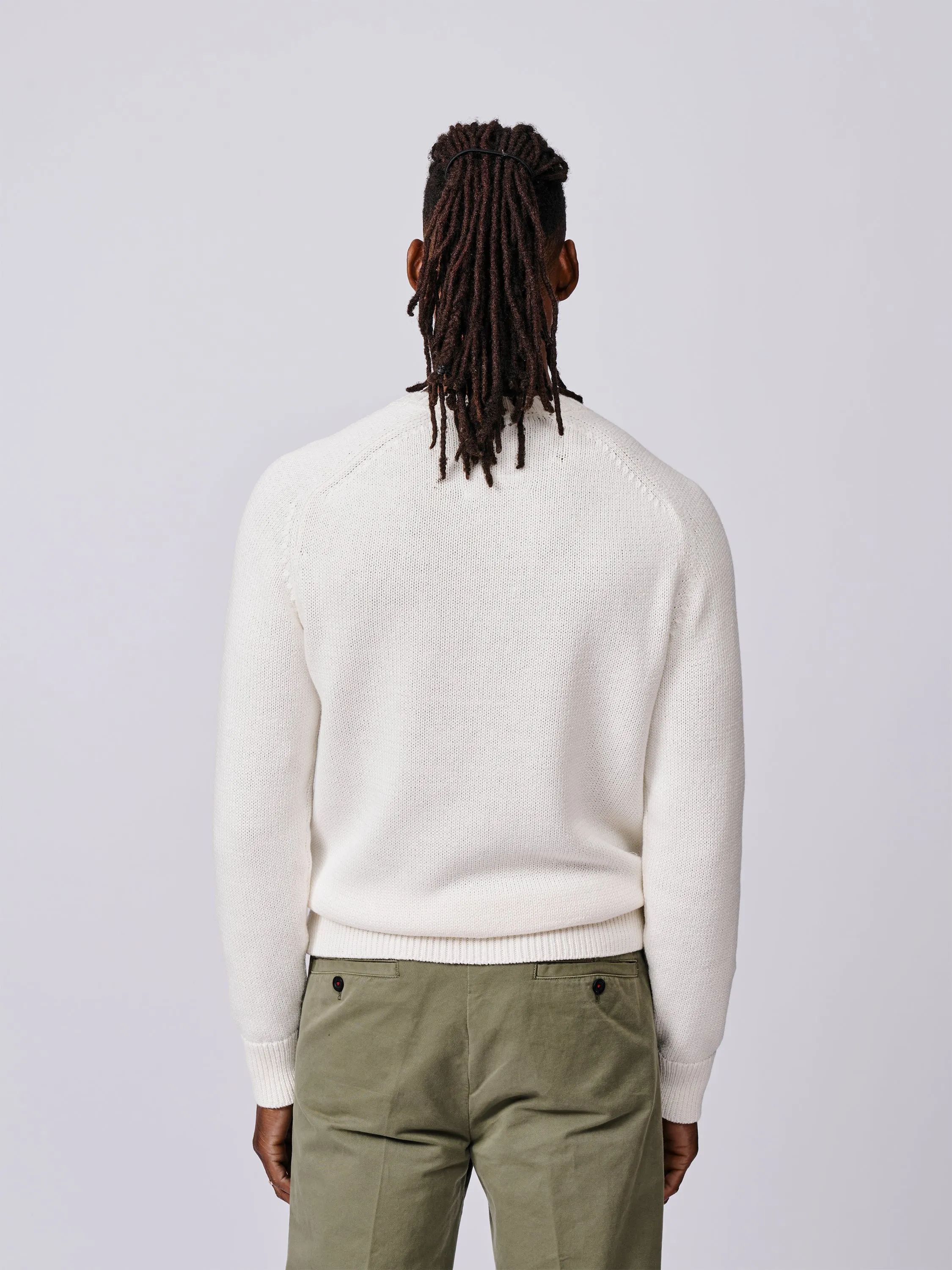 Lacey Cotton Linen Blend Crew Neck sold by Aubin product image thumbnail 3