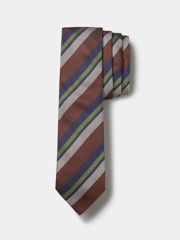Silk Tie made by Aubin