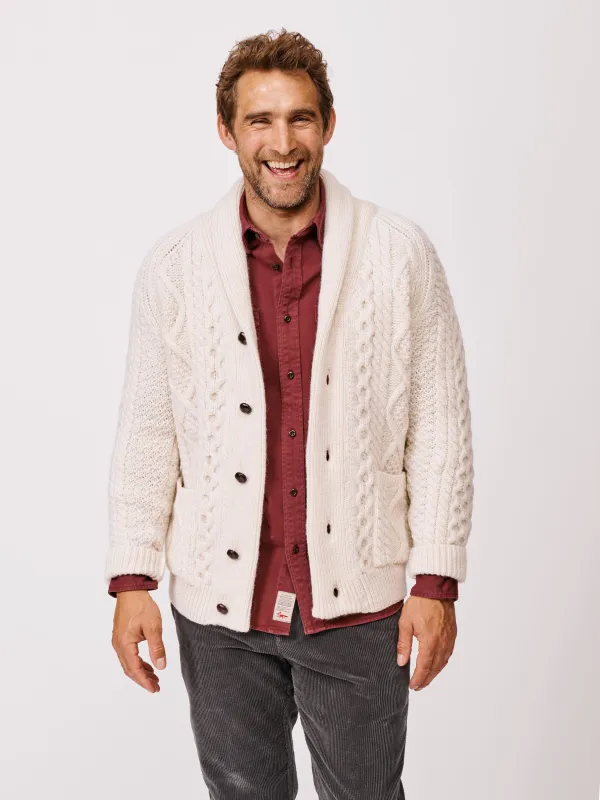 Aran Cardigan made by ecru