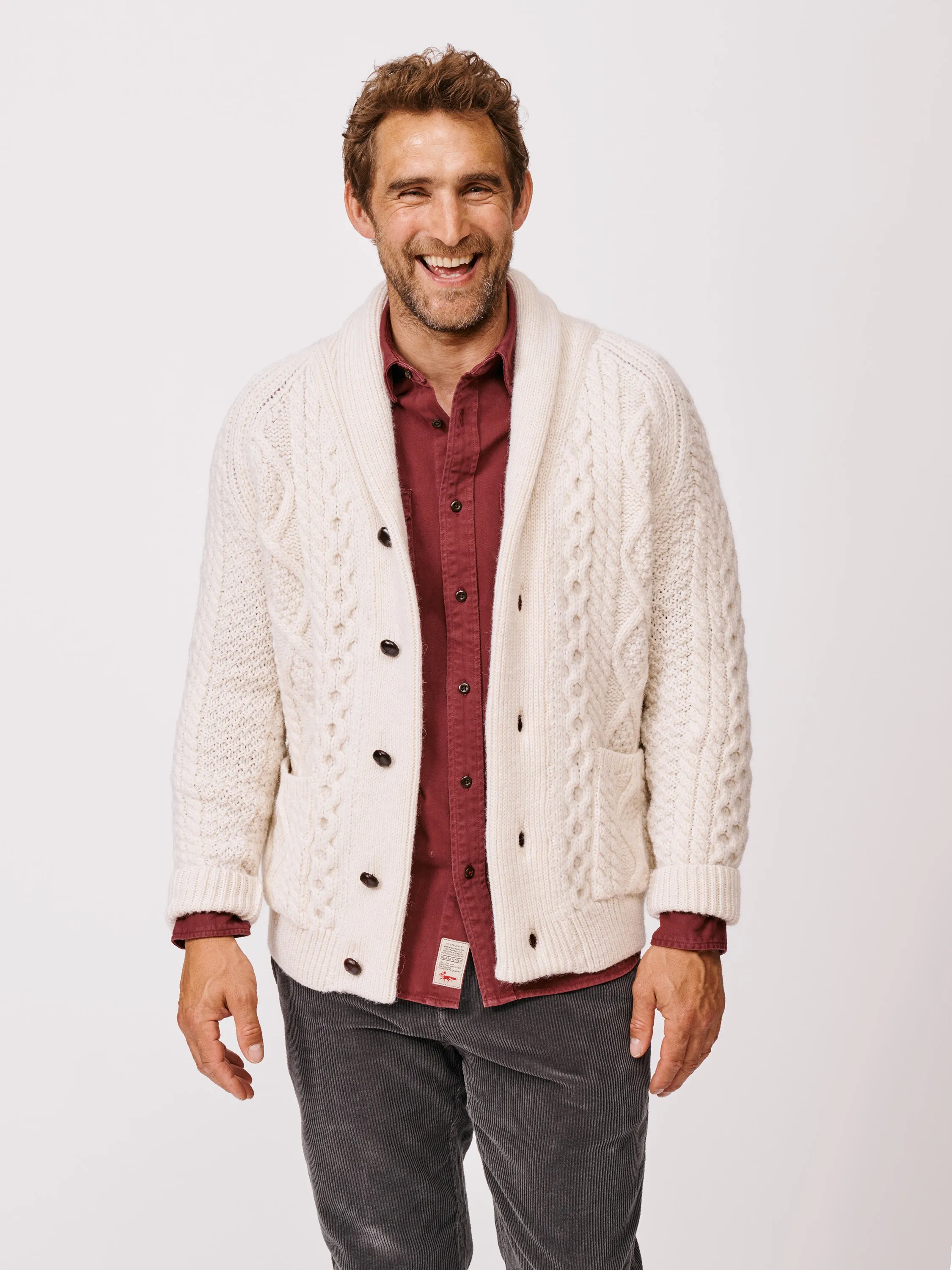Aran Cardigan sold by Aubin