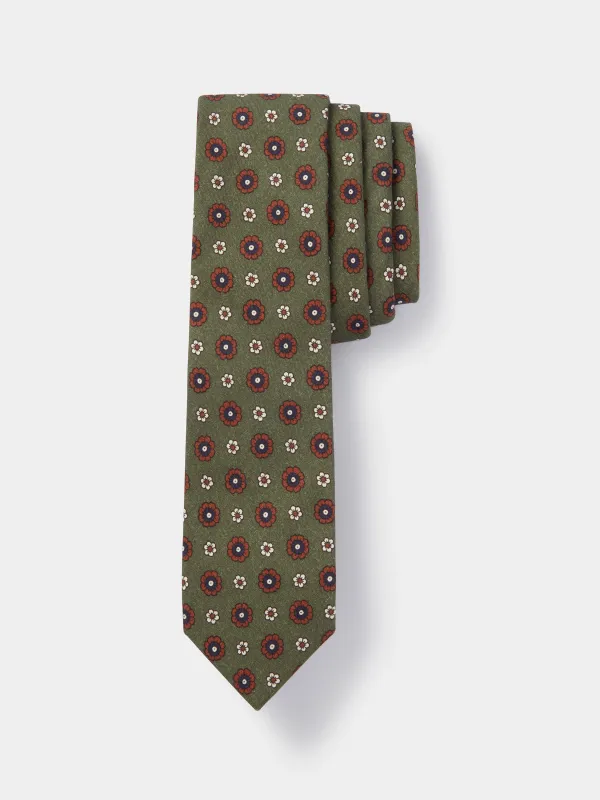 Cotton/Wool  Tie made by Aubin
