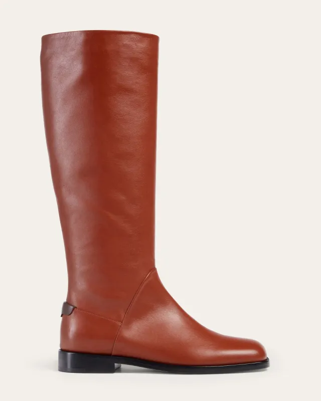 Jia Boot, Terracotta sold by Dear Frances