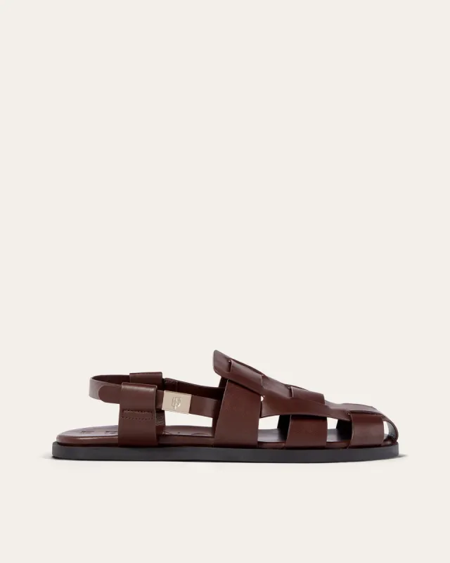 Theo Sandal, Espresso sold by Dear Frances