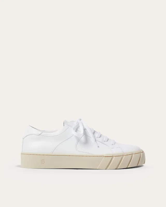 Vegan Seek Trainer, White sold by Dear Frances