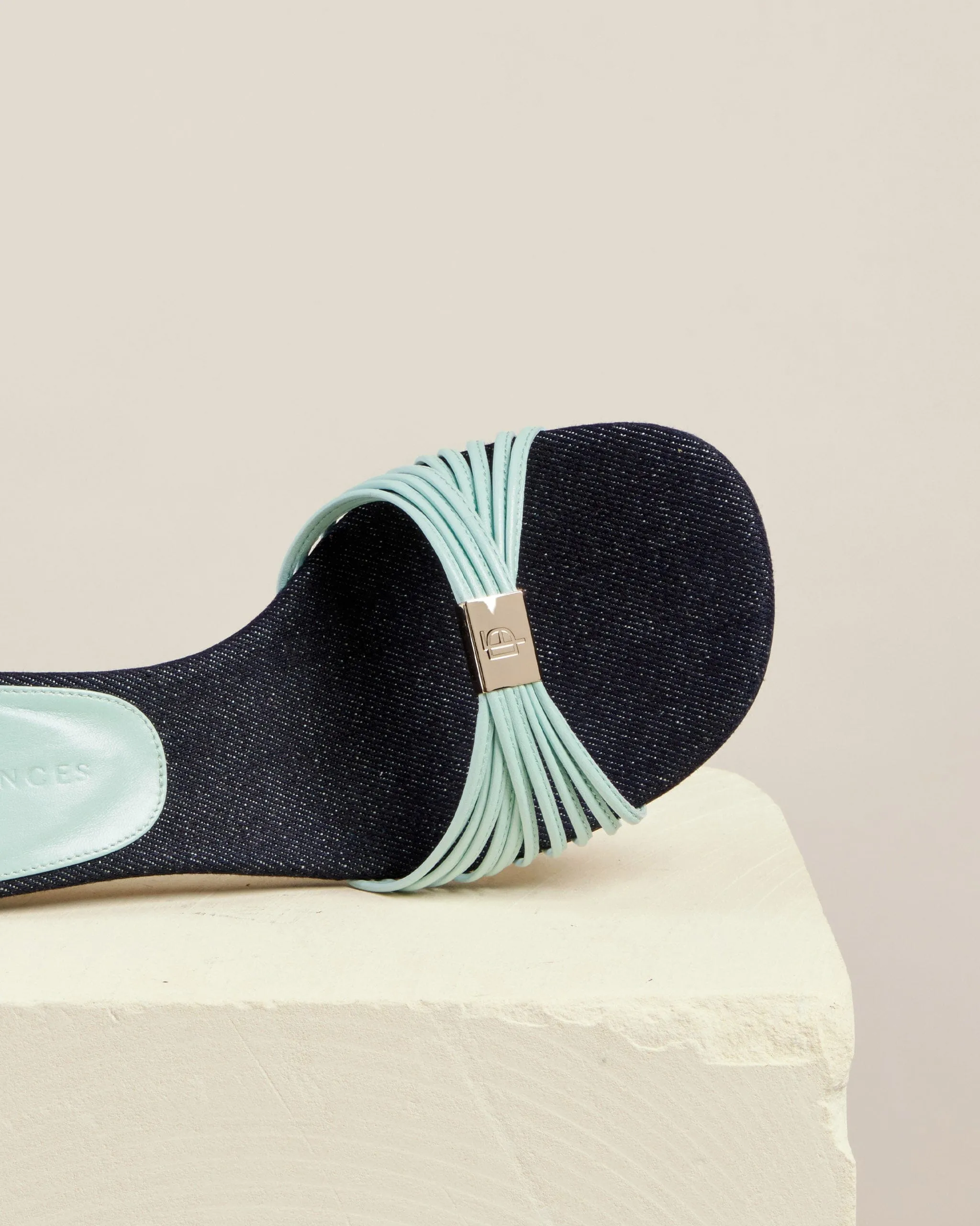 Sade Sandal, Denim sold by Dear Frances product image thumbnail 5