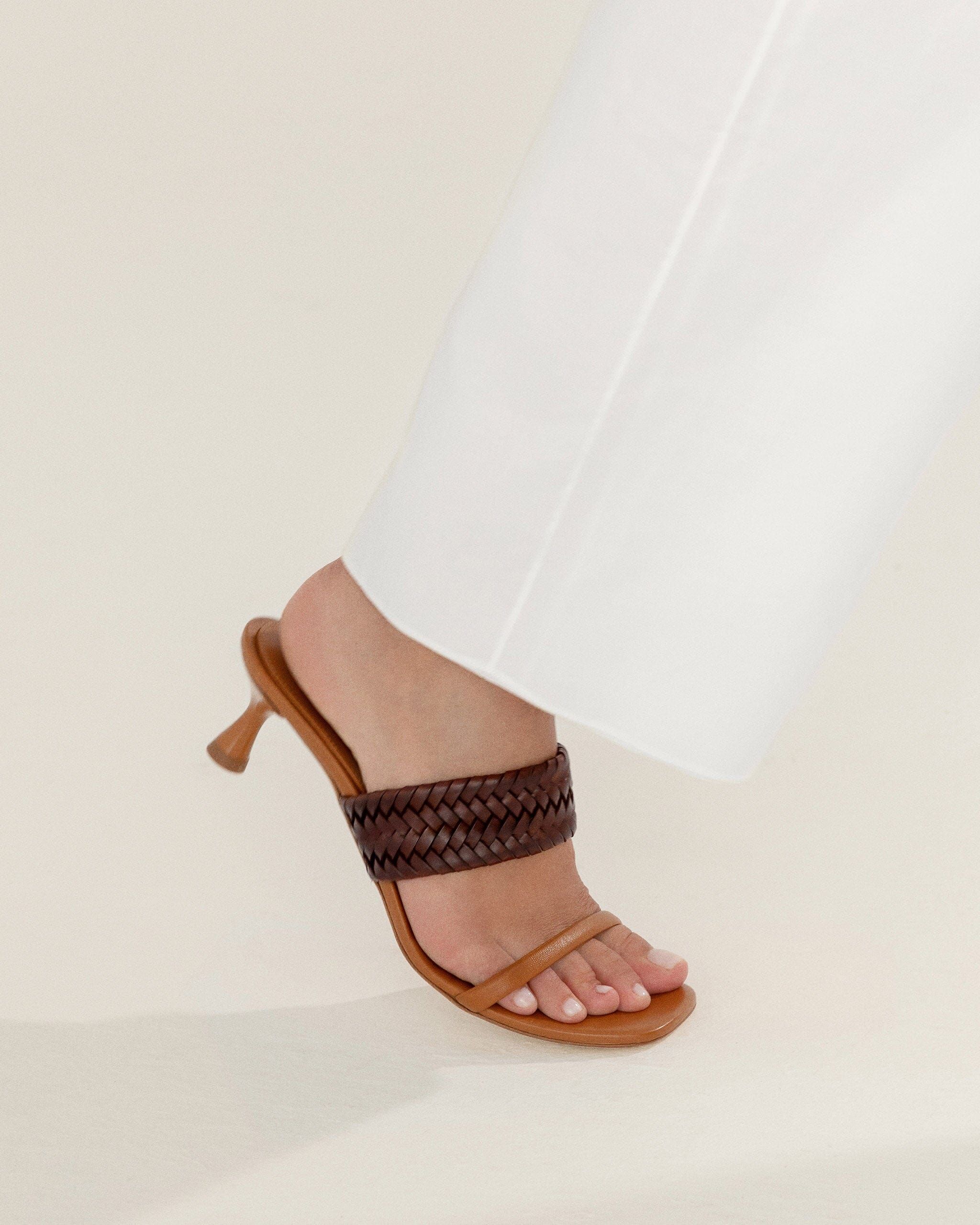Bow Sandal, Tan sold by Dear Frances product image thumbnail 3