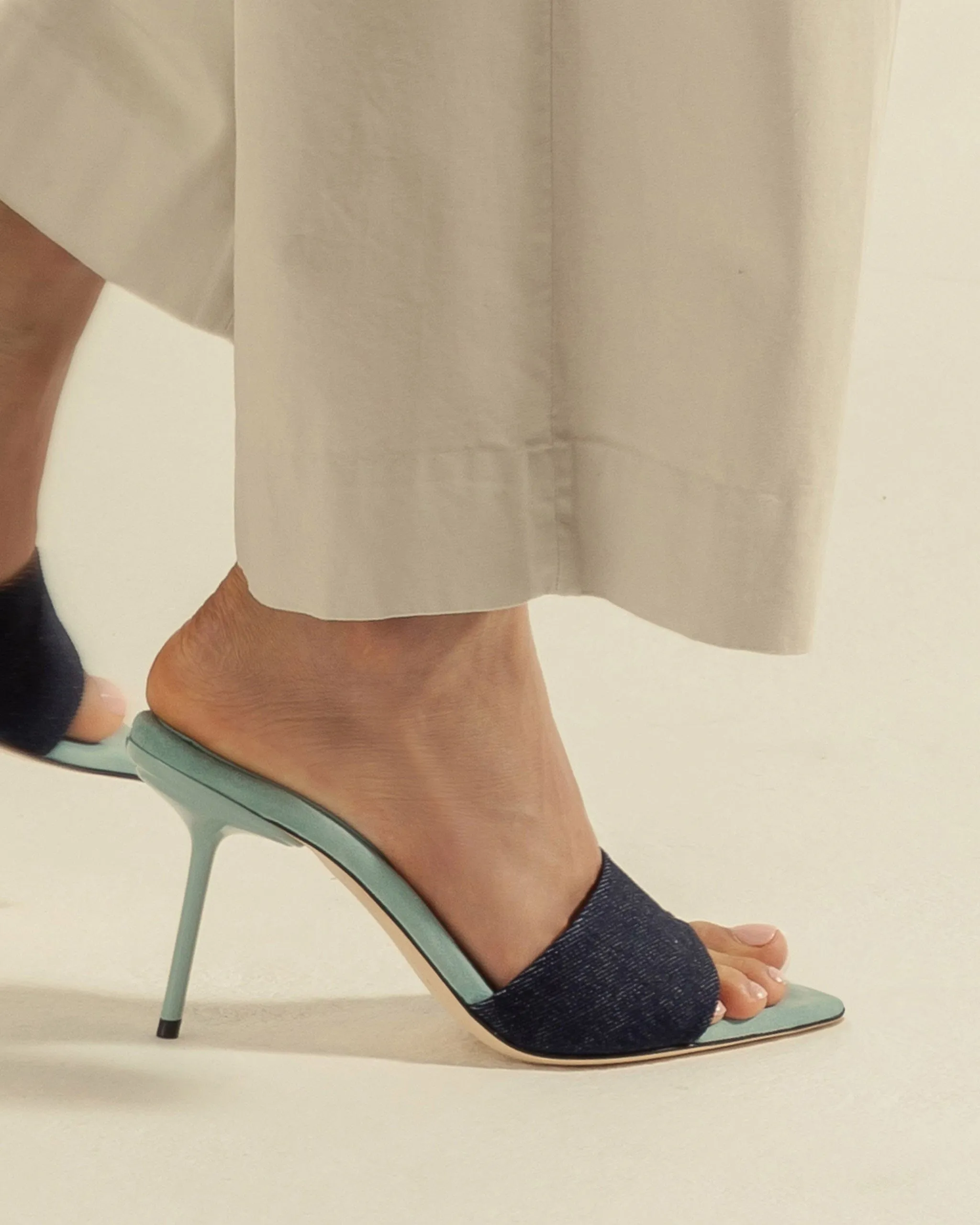 Lilo Sandal, Denim sold by Dear Frances product image thumbnail 2