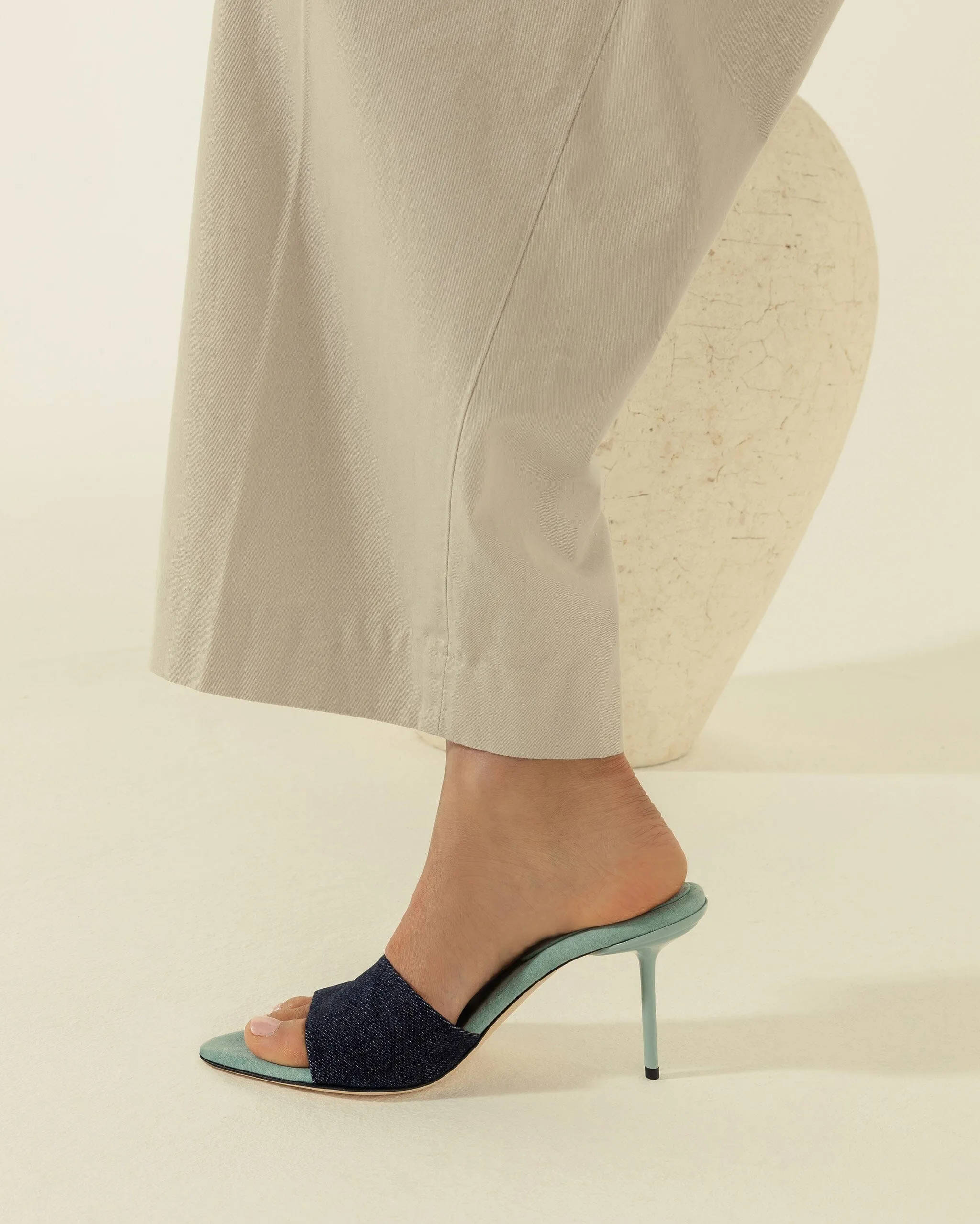 Lilo Sandal, Denim sold by Dear Frances product image thumbnail 3