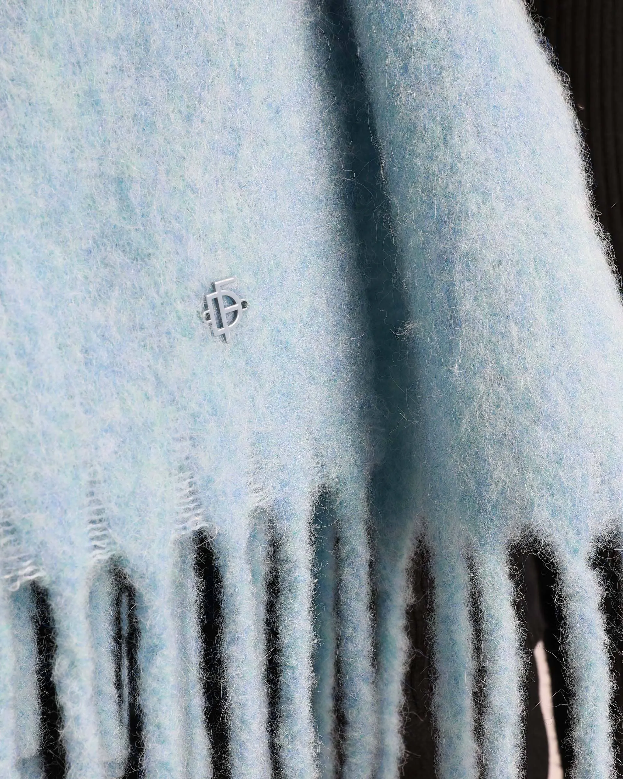 Tabata Alpaca Scarf, Blue sold by Dear Frances product image thumbnail 2
