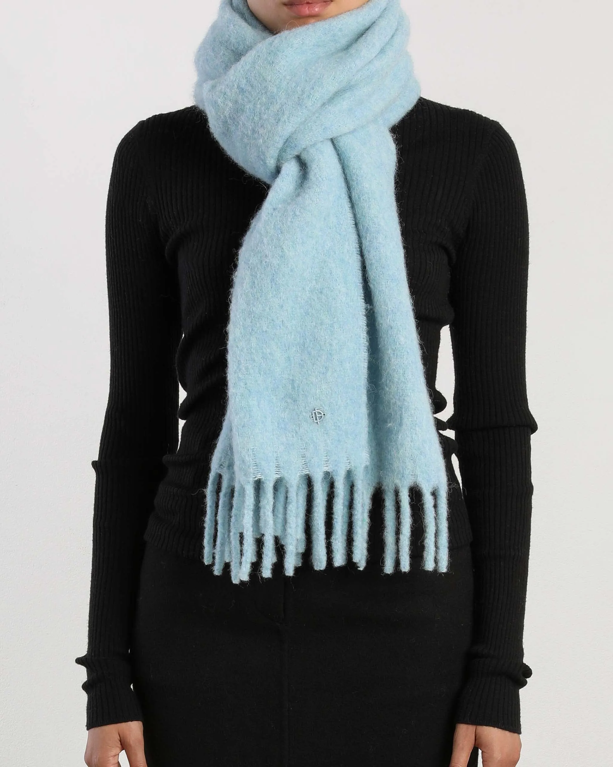 Tabata Alpaca Scarf, Blue sold by Dear Frances product image thumbnail 5