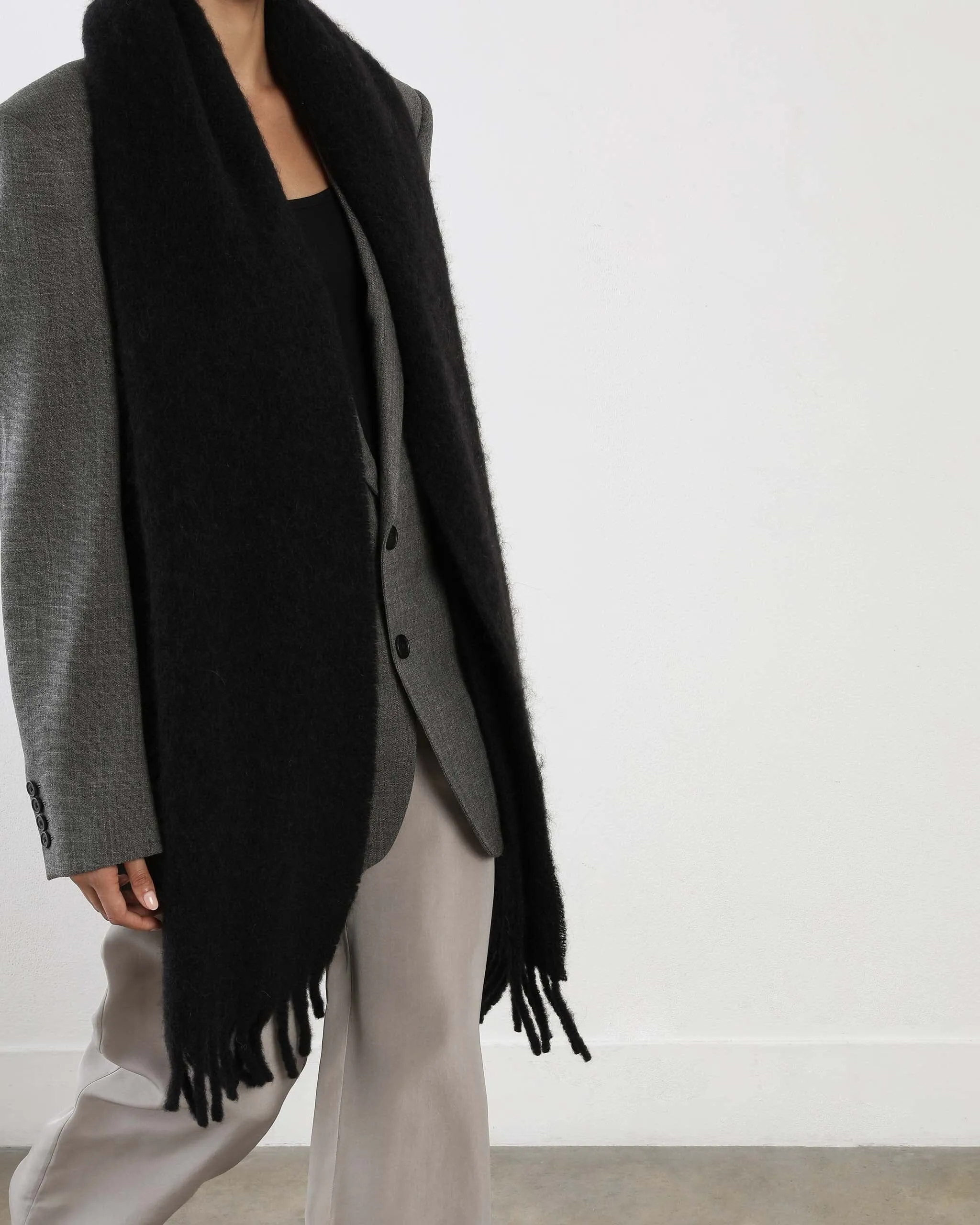 Tabata Aplaca Scarf, Black sold by Dear Frances product image thumbnail 2