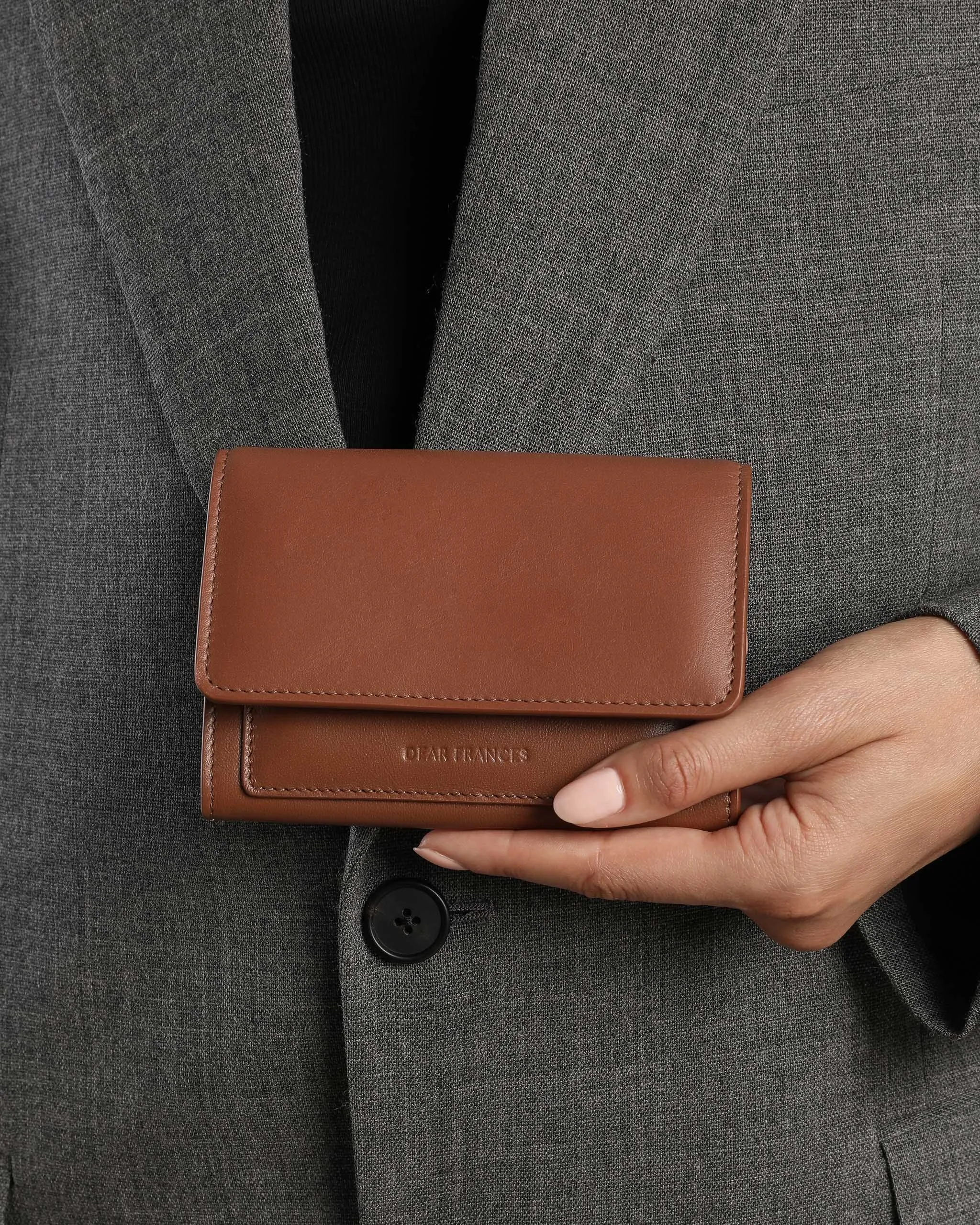 Giuseppe Envelope Wallet, Saddle sold by Dear Frances product image thumbnail 2