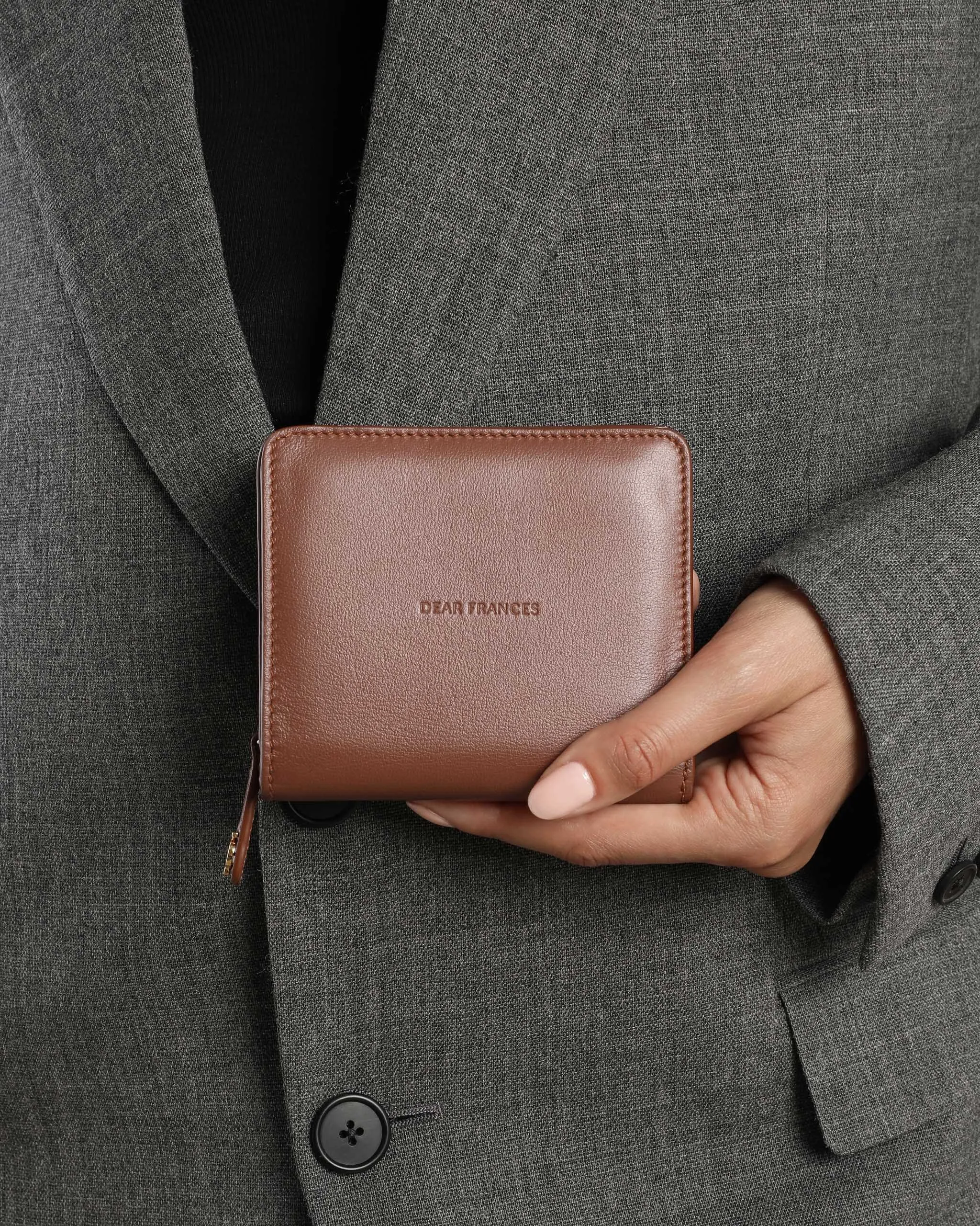 Galdino Zip Wallet, Saddle sold by Dear Frances product image thumbnail 2