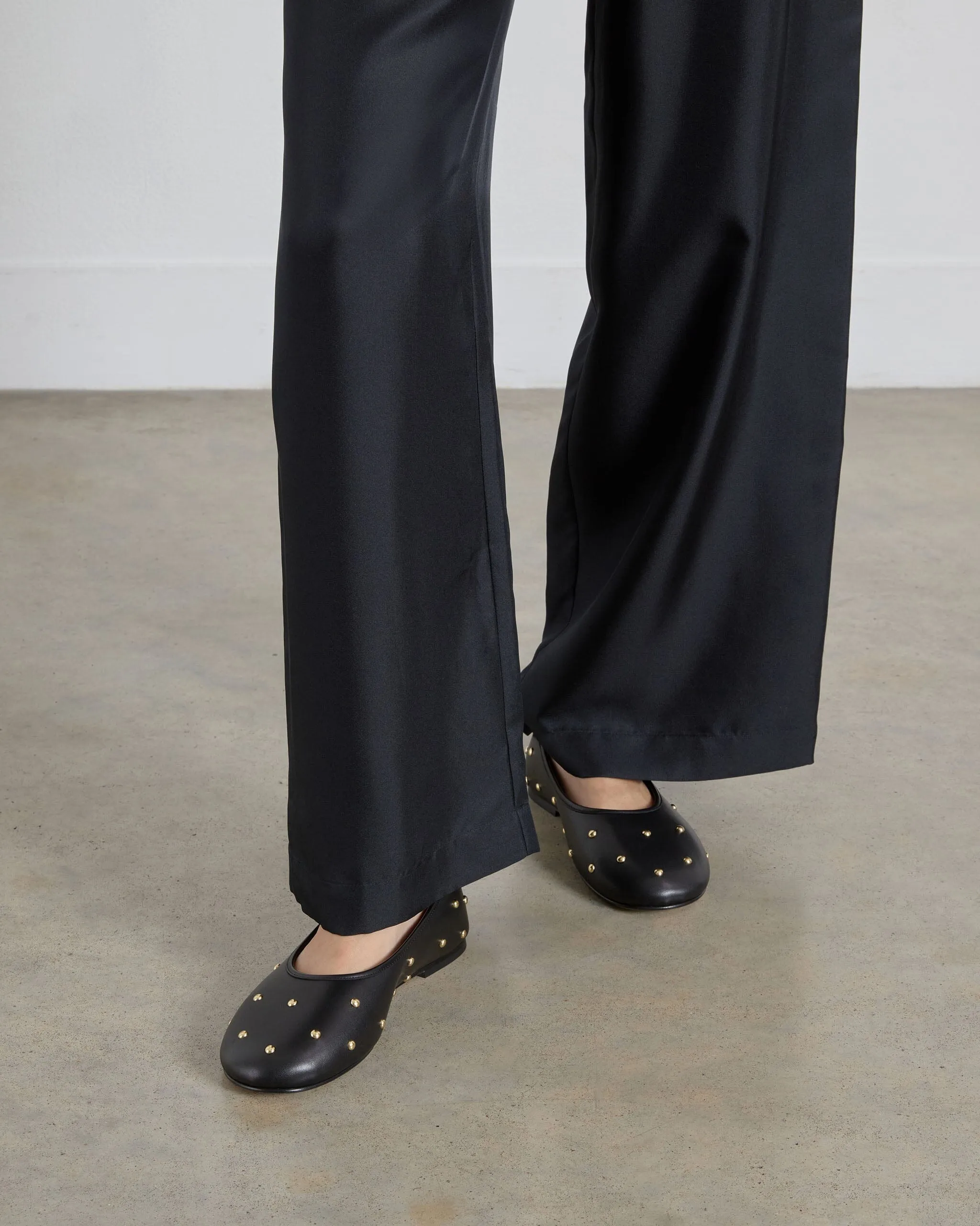 Balla Studs, Black Leather sold by Dear Frances product image thumbnail 5