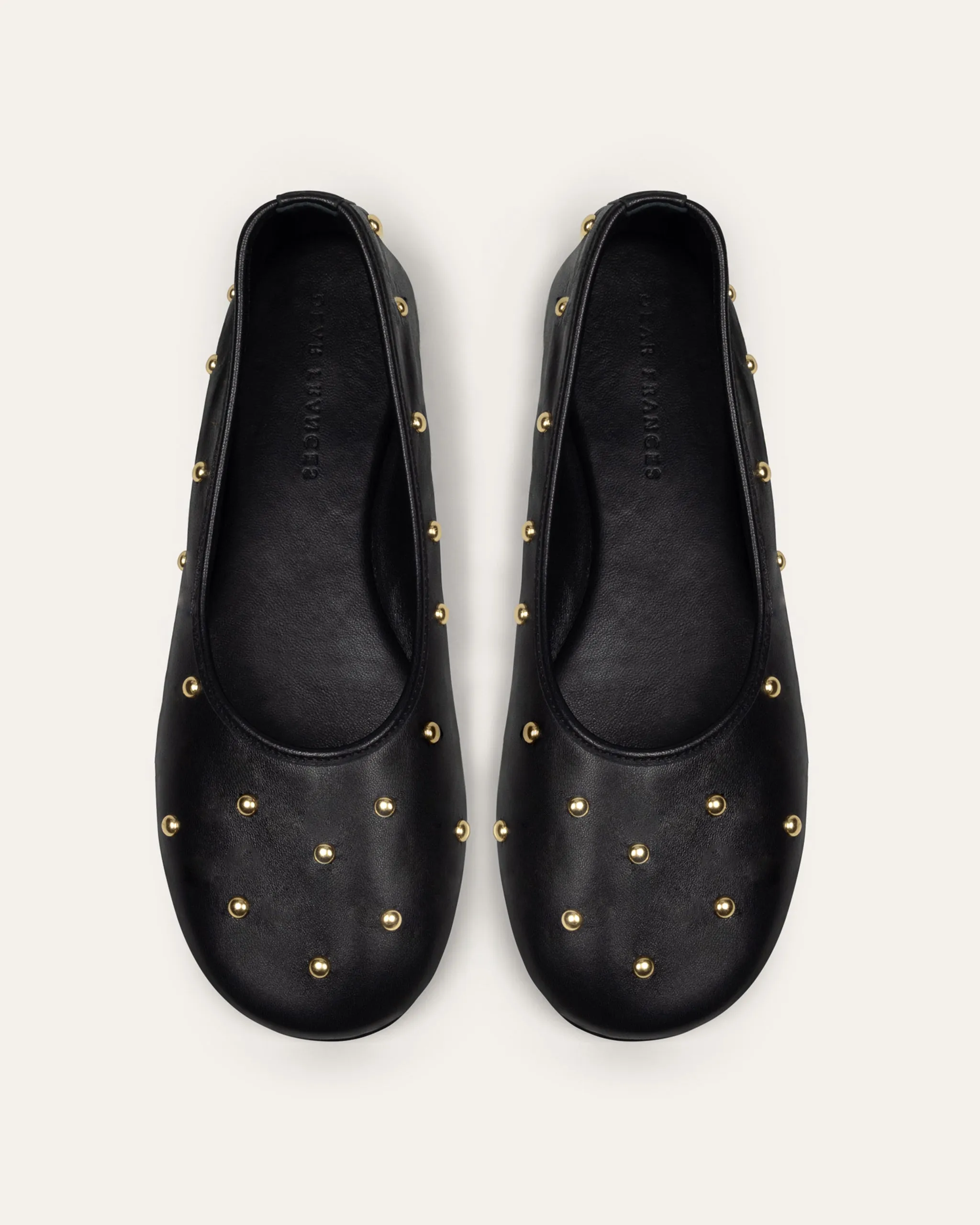 Balla Studs, Black Leather sold by Dear Frances product image thumbnail 2