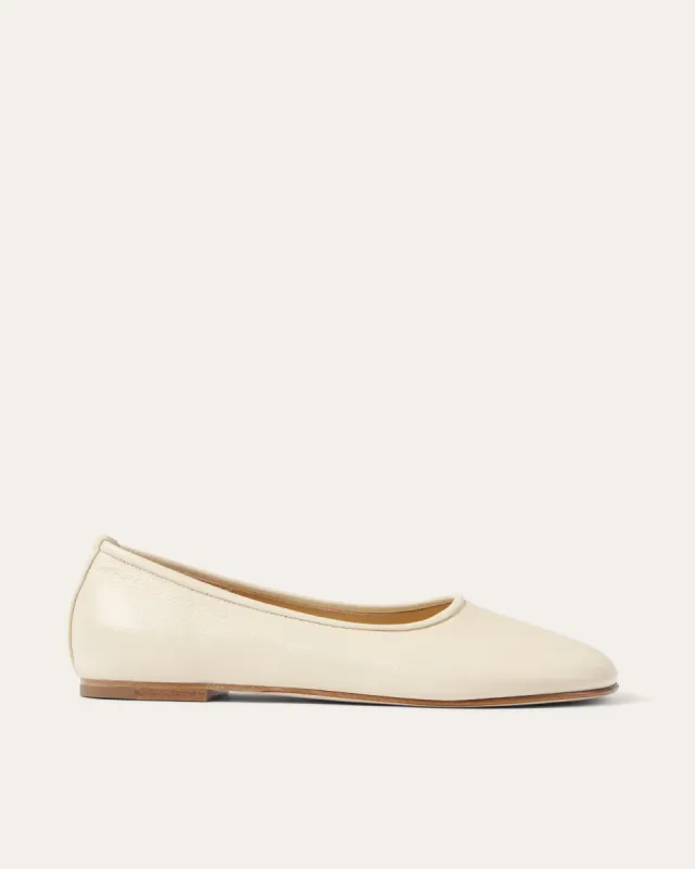 Rina Flat, Crema sold by Dear Frances