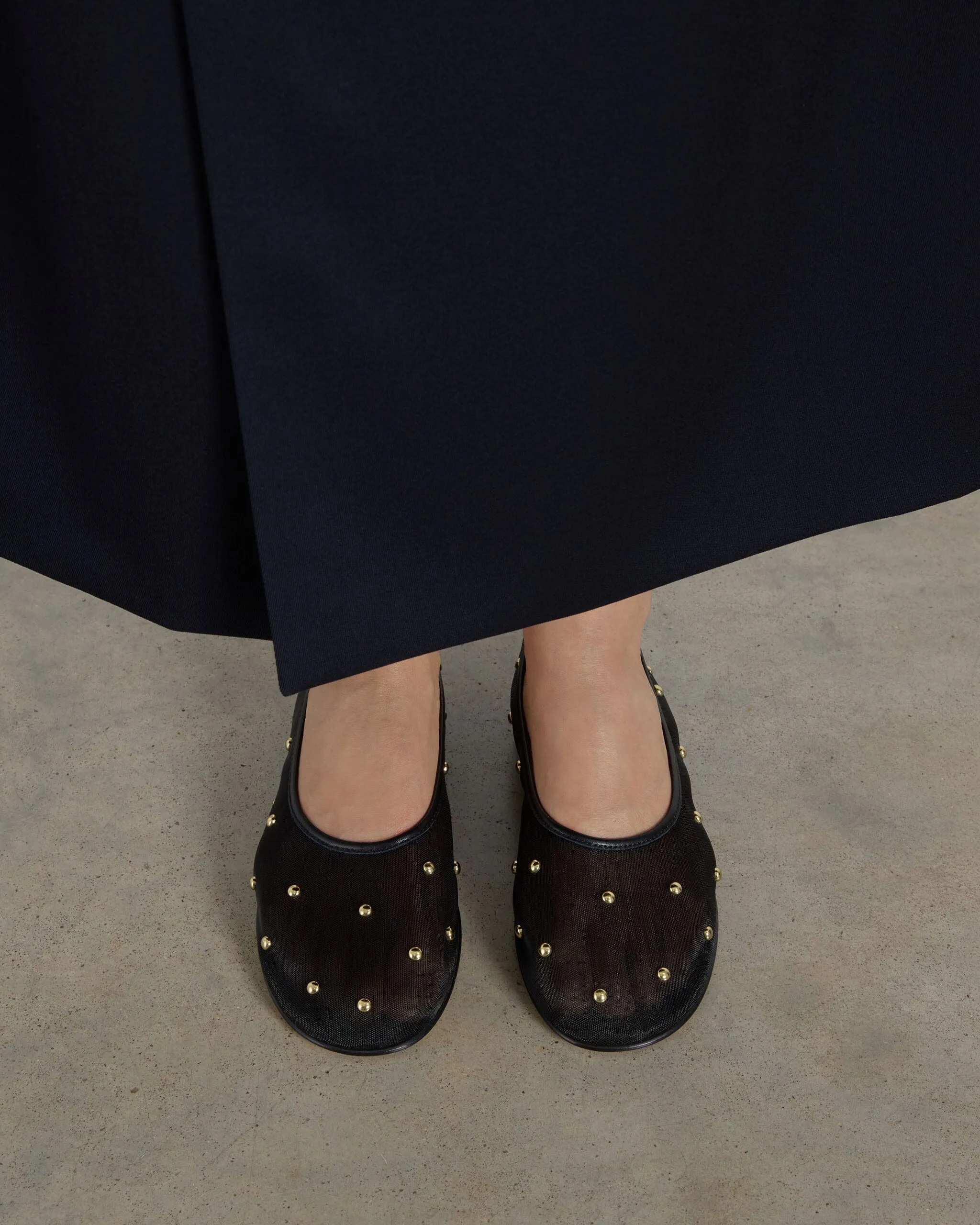 Balla Studs, Black Mesh sold by Dear Frances product image thumbnail 4